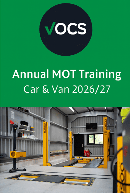 Annual MOT Training - Car & Van - 2026/27